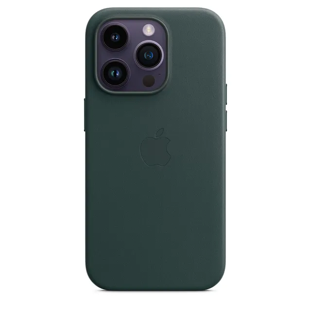Apple iPhone 14 Pro custodia in pelle MagSafe verde foresta