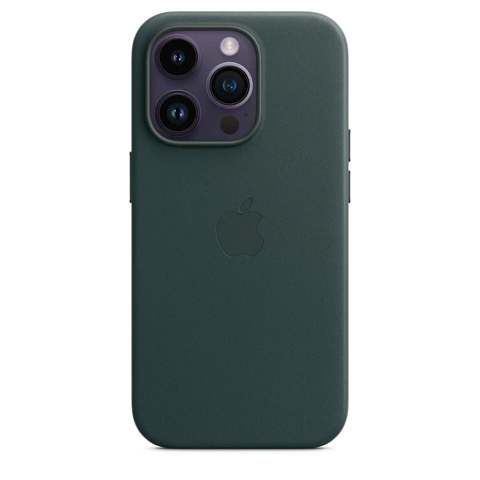 Apple iPhone 14 Pro custodia in pelle MagSafe verde foresta