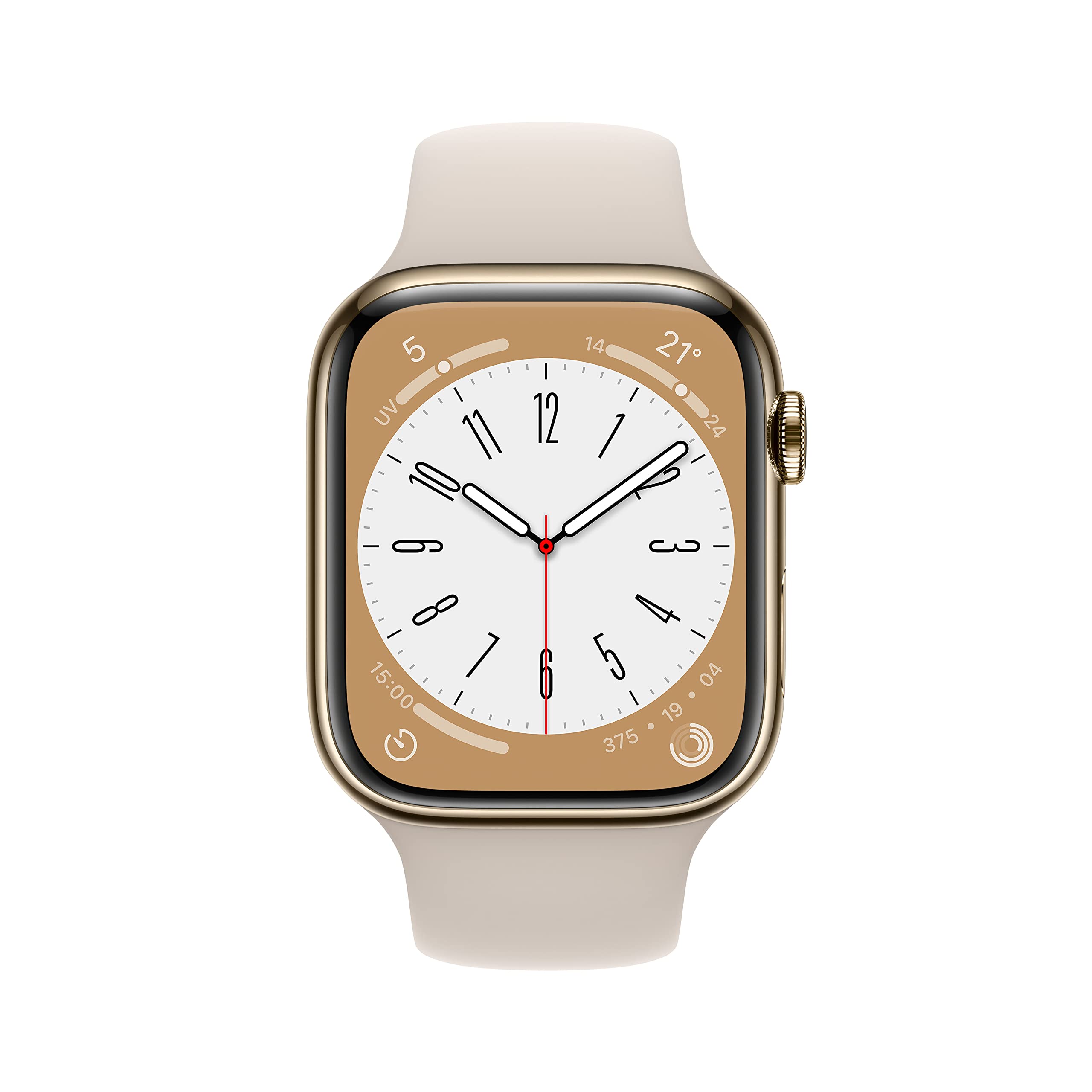 Apple Watch Series 8 smartwatch 45mm GPS Cellular oro galassia