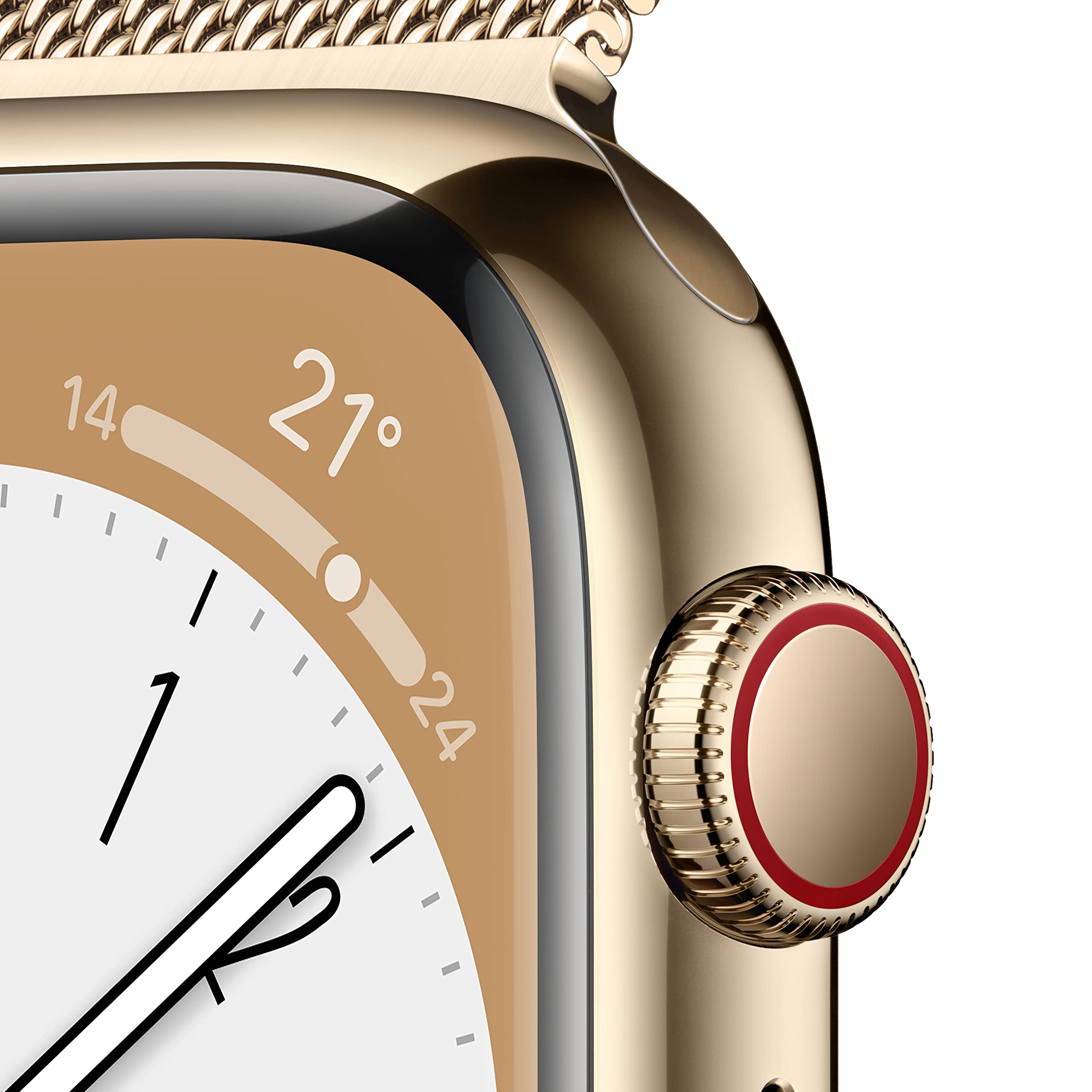 Apple Watch Series 8 45 mm smartwatch GPS Cellular oro acciaio