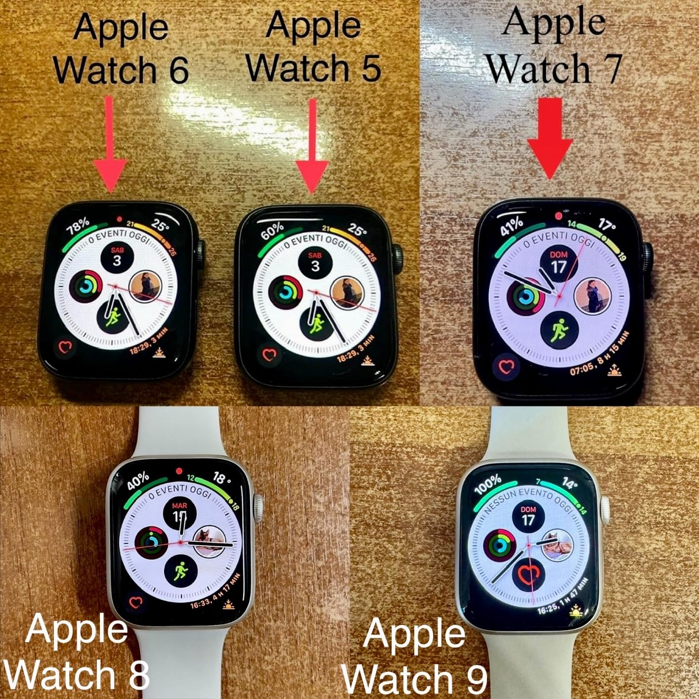 Apple Watch Series 9 GPS 45mm smartwatch rosa display always-on