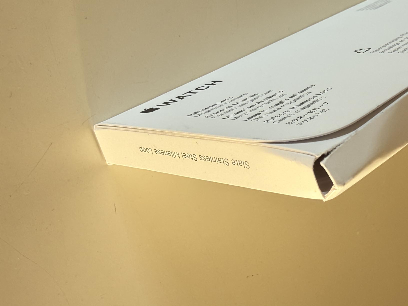 Apple Maglia Milanese 42 mm cinturino naturale acciaio