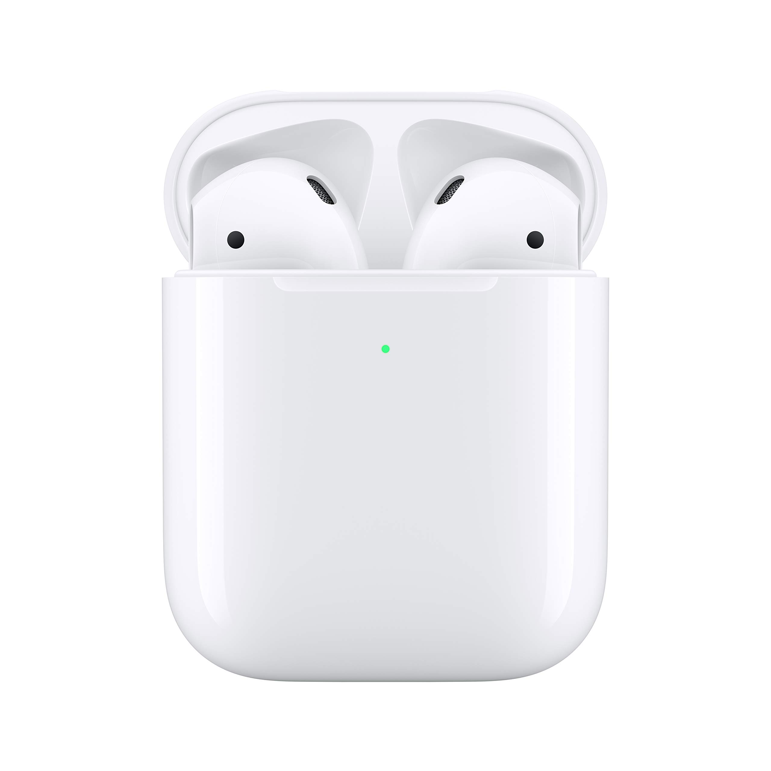 Apple AirPods auricolari wireless custodia ricarica Qi