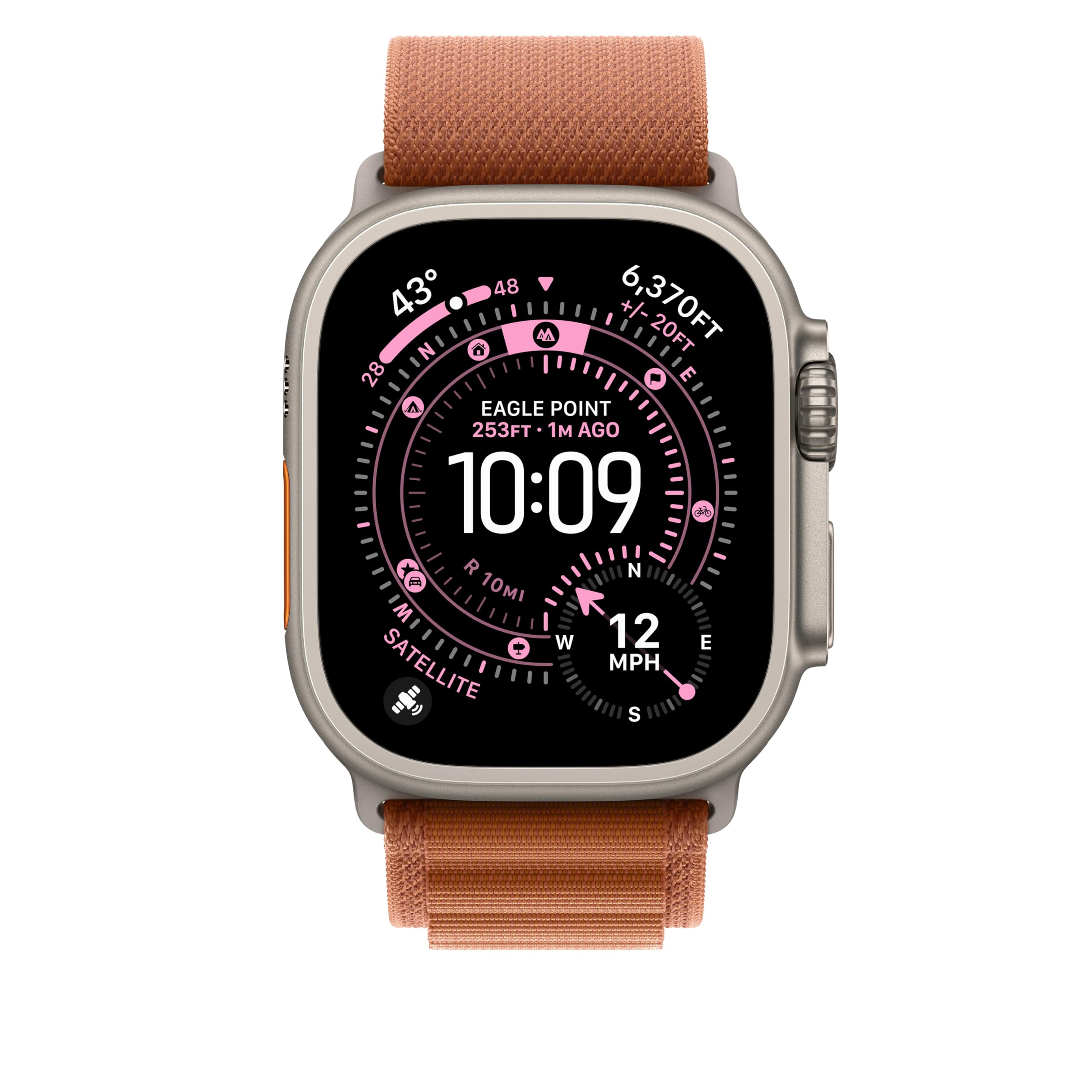 Apple Watch Alpine Loop 49mm cinturino terracotta L