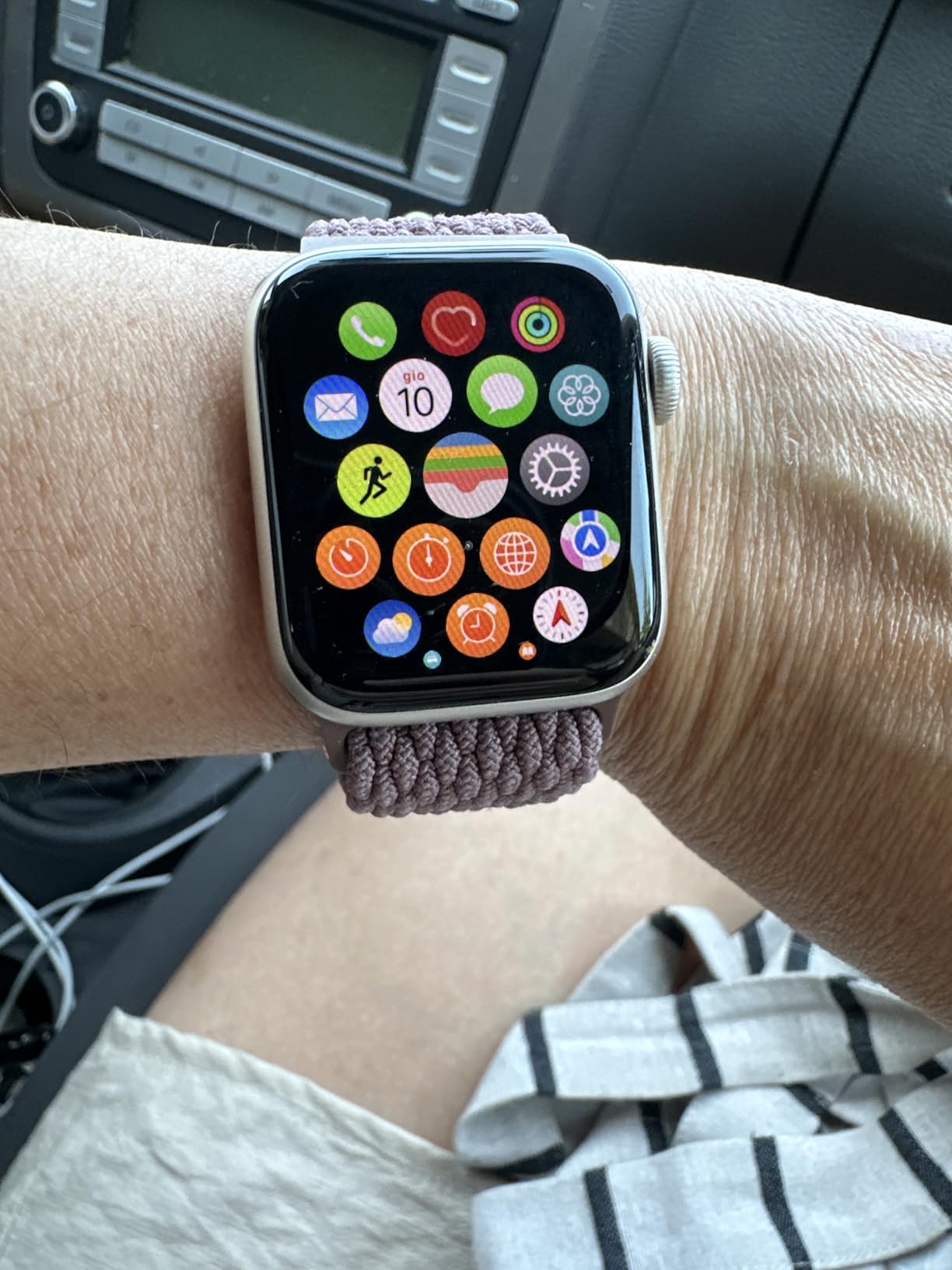 Apple Watch SE 2ª gen. smartwatch GPS 40 mm argento fitness