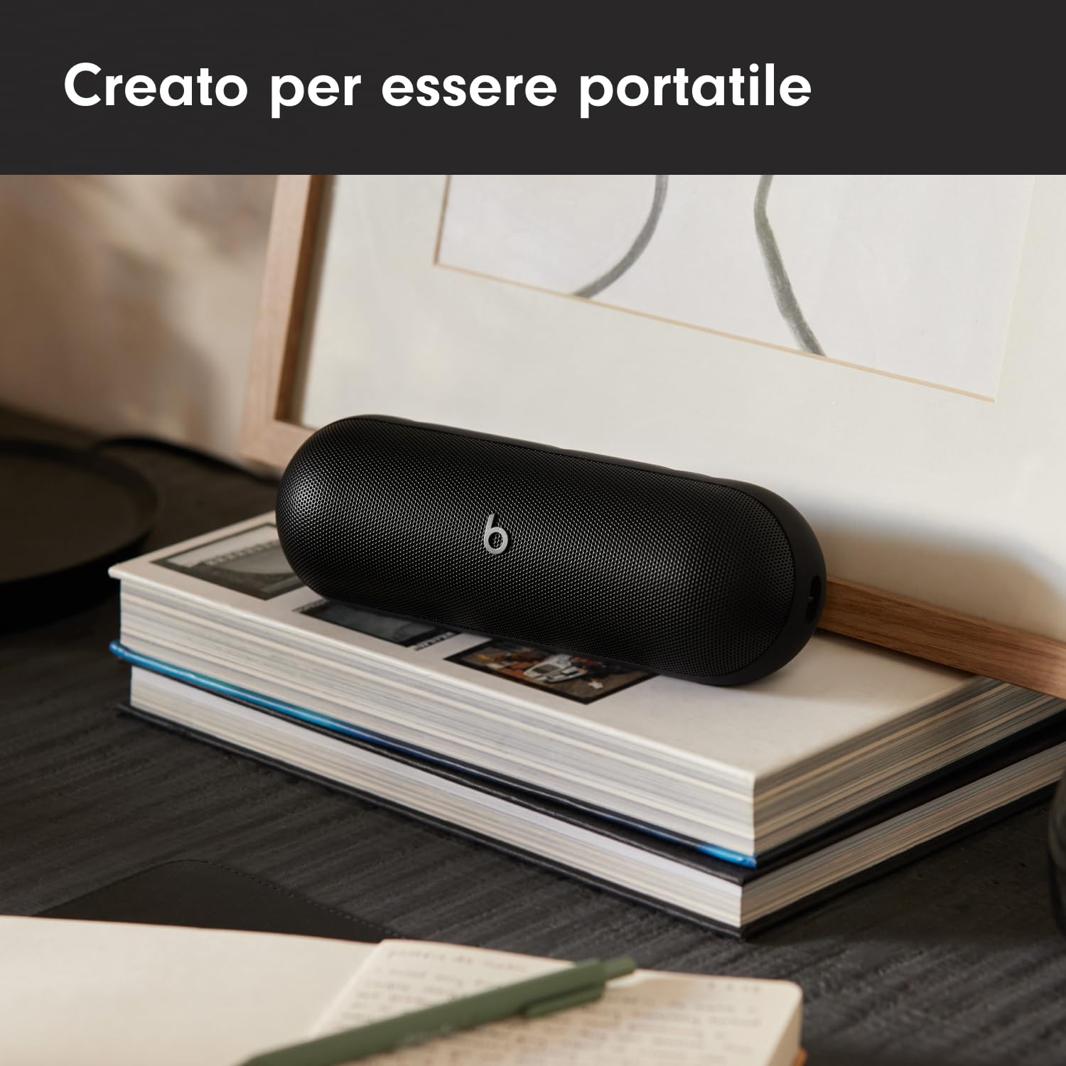 Beats Pill altoparlante bluetooth nero opaco IP67