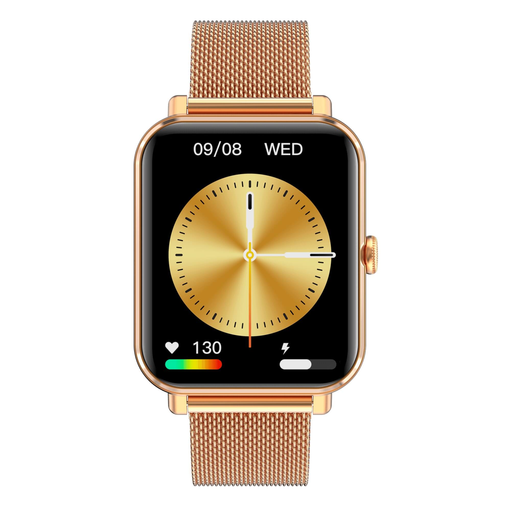 Garett GRC Classic smartwatch AMOLED oro acciaio