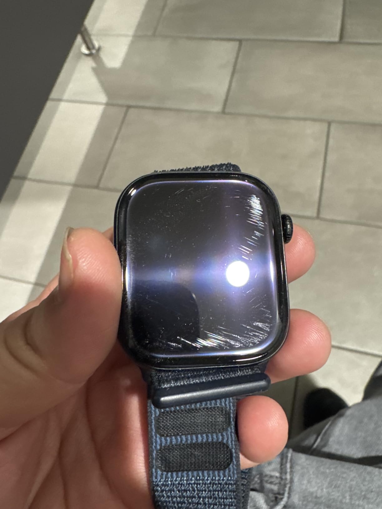 Apple Series 10 GPS Cellular 46mm smartwatch argento loop nuvola