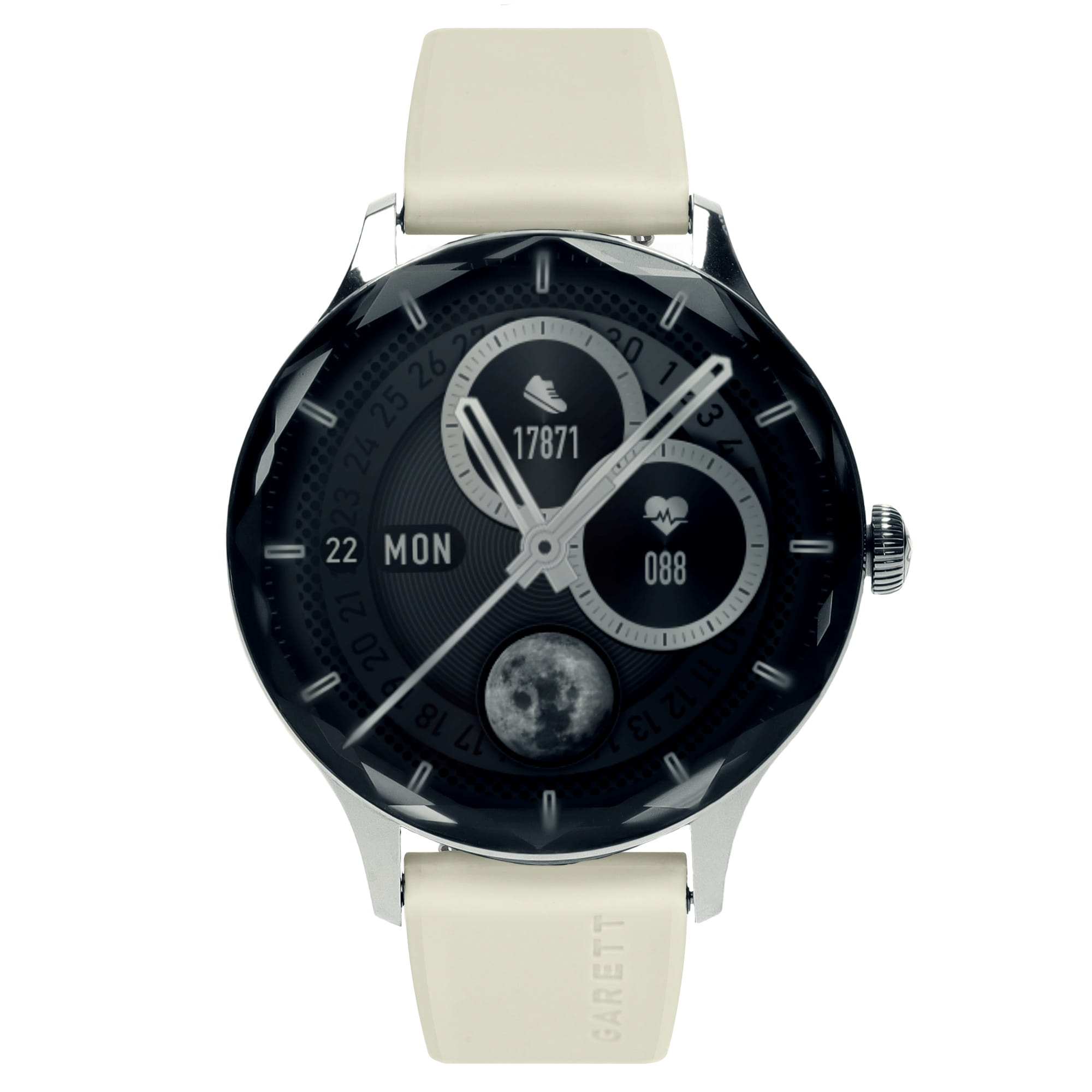 Garett Viva smartwatch AMOLED argento acciaio