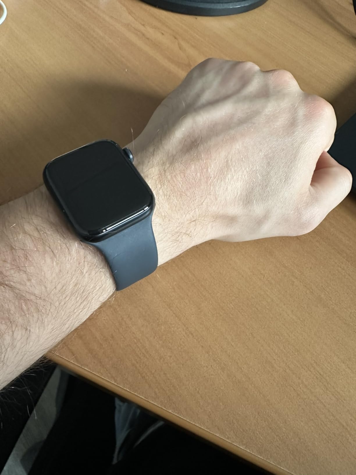Apple Watch SE 2 gen GPS 44 mm smartwatch Mezzanotte M/L battito