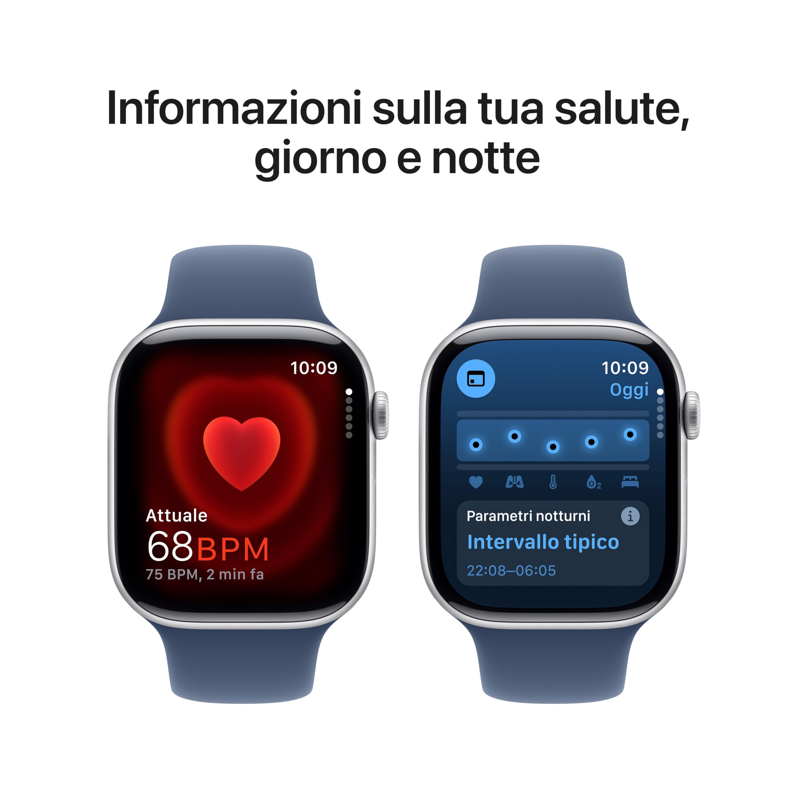 Apple Watch Series 10 46mm smartwatch GPS Cellular denim ECG