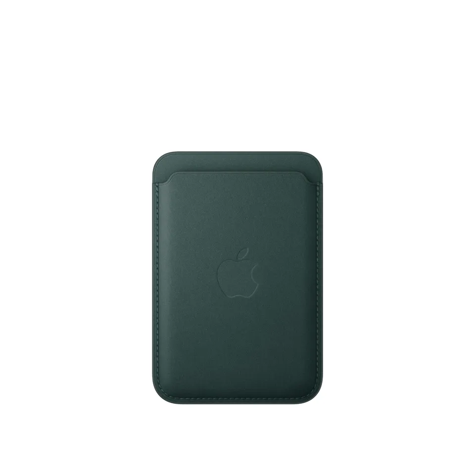 Apple FineWoven portafoglio MagSafe verde scuro 3 carte