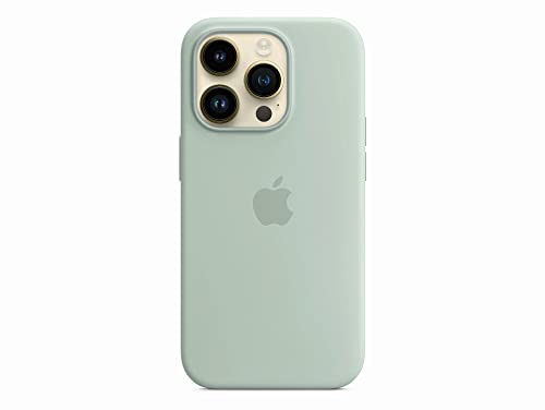 Apple custodia silicone MagSafe iPhone 14 Pro agave