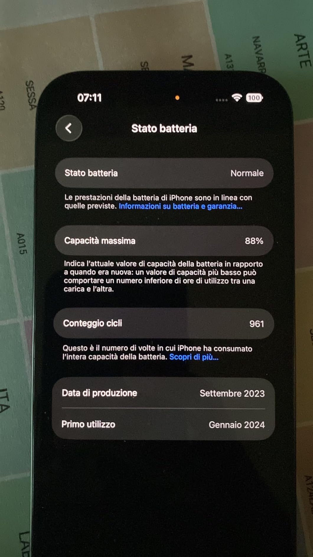 Apple iPhone 15 Smartphone 128GB Rosa Ricondizionato