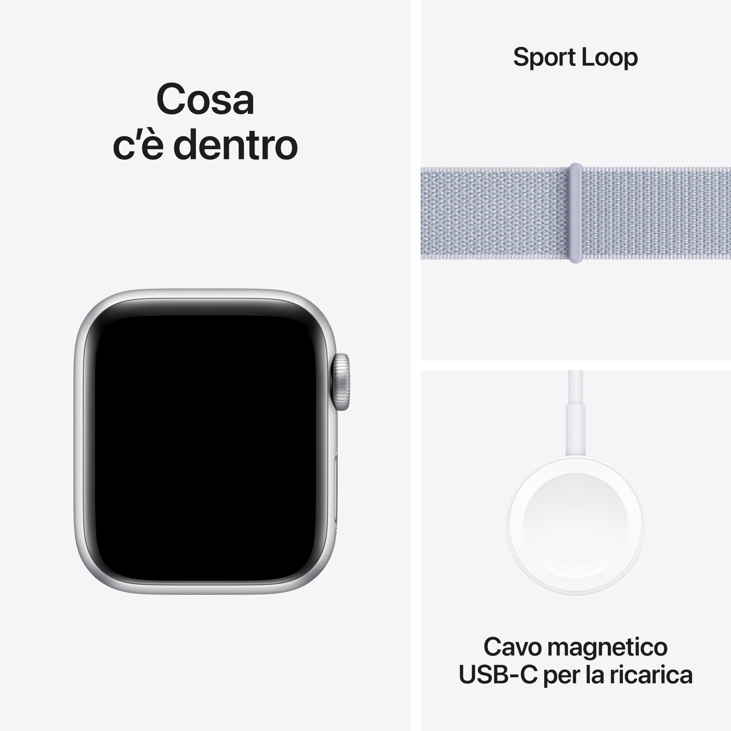 Apple Watch SE 2 gen GPS Cellular 40mm smartwatch Argento Nuvola