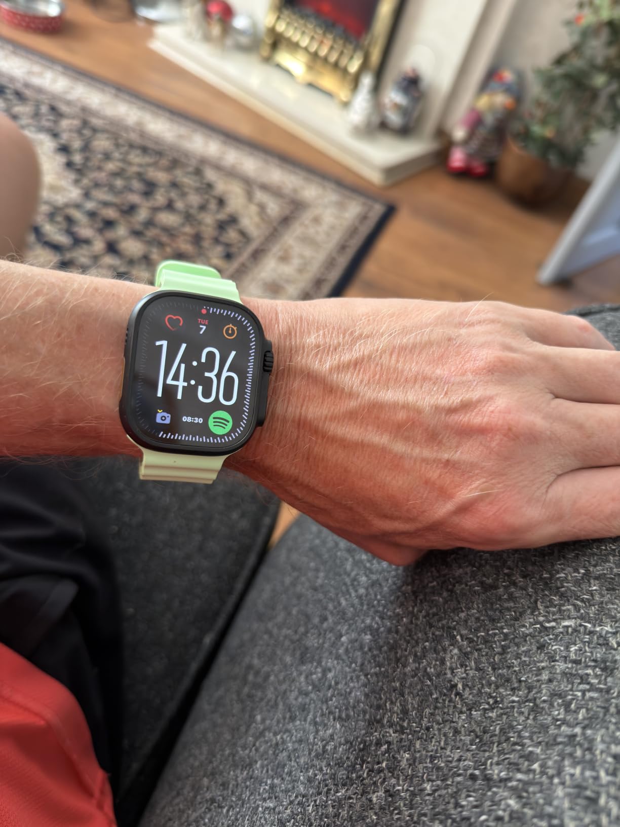 Apple Watch Ocean Band 49 mm cinturino nero elastomero