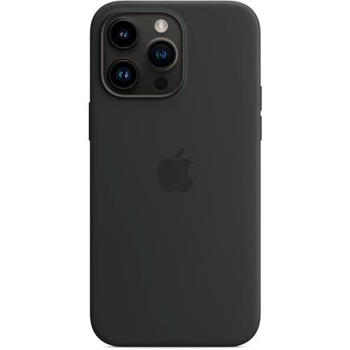 Apple iPhone 14 Pro Max custodia silicone MagSafe Mezzanotte