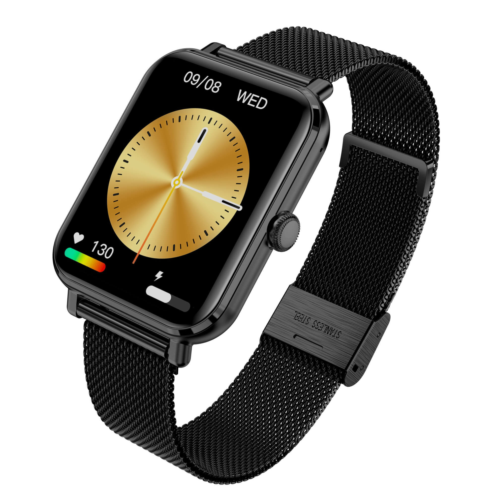 Garett GRC Classic smartwatch nero acciaio AMOLED