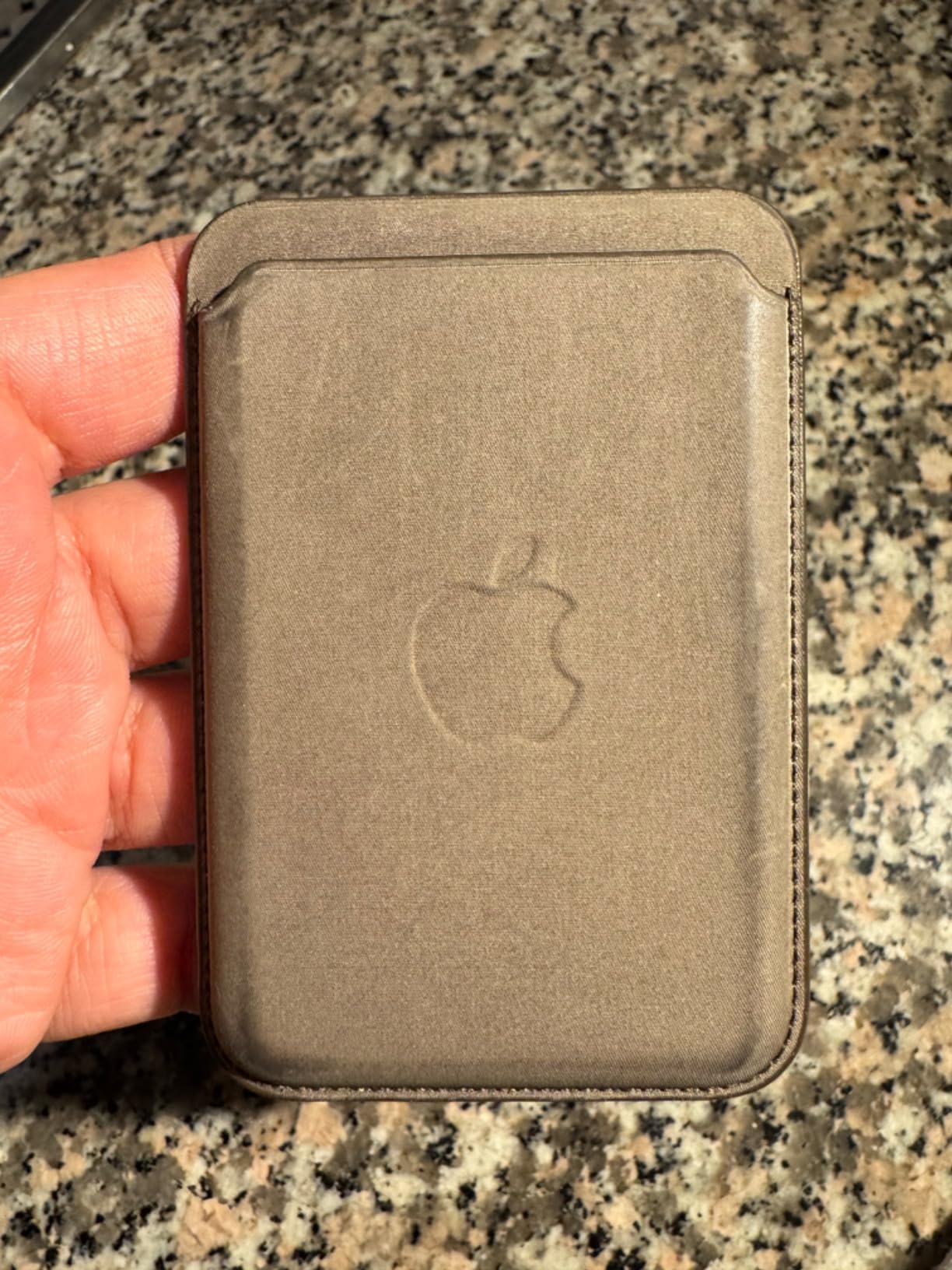 Apple Portafoglio MagSafe FineWoven portafoglio Blu Pacifico