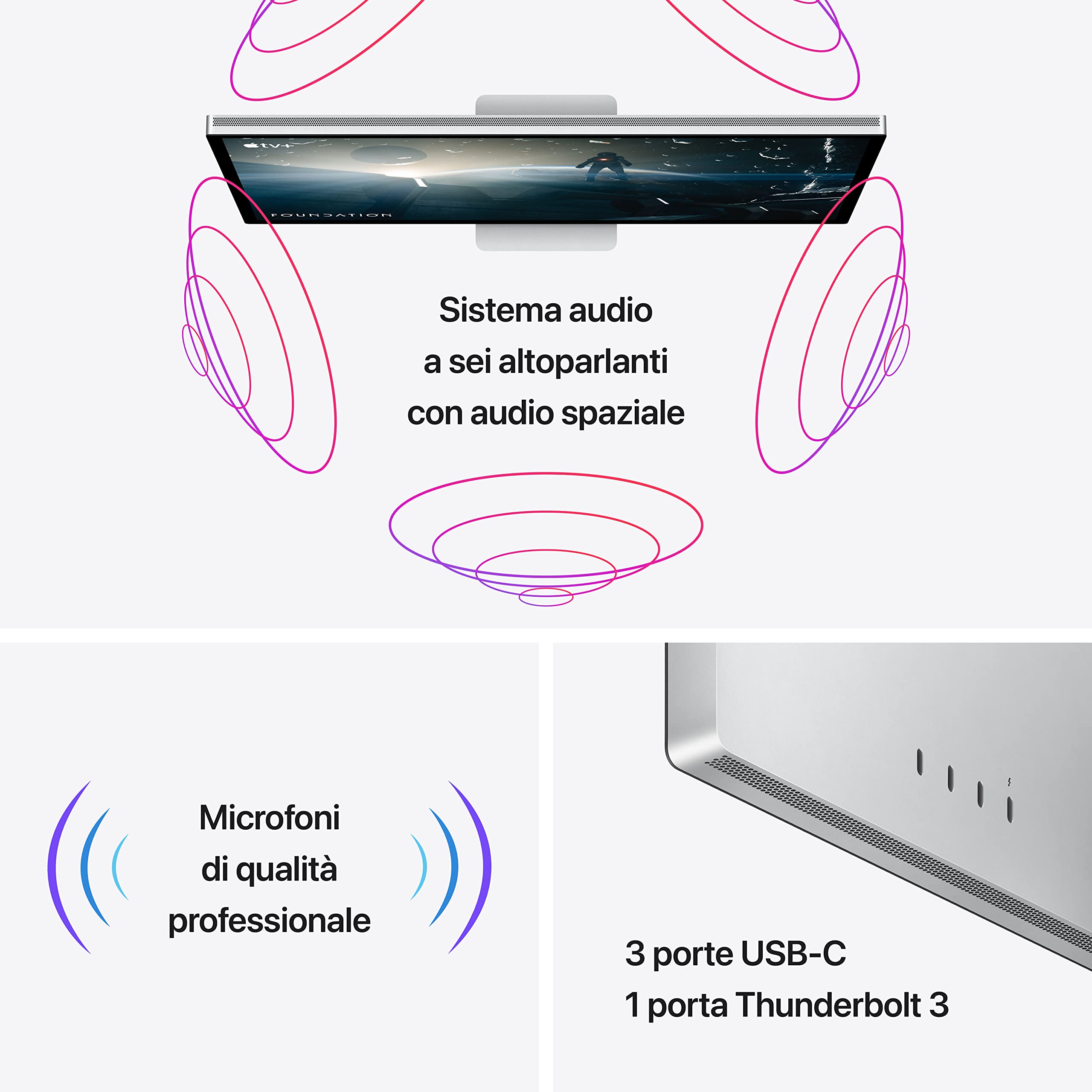 Apple Studio Display Monitor 27" 5K Nanotexture VESA