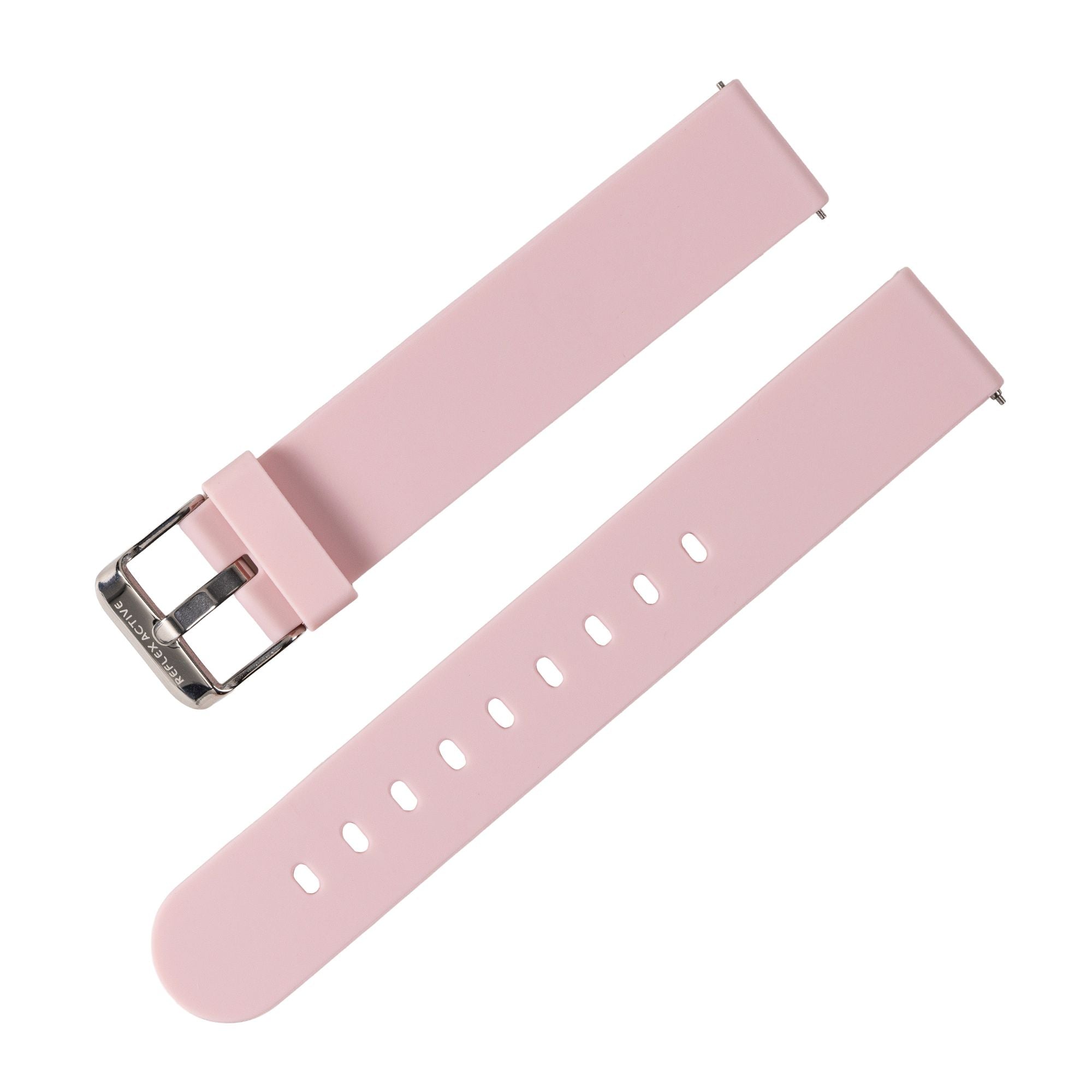 Reflex Active cinturino silicone 18mm rosa fibbia argento