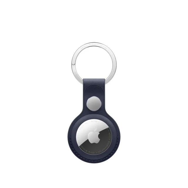 Apple AirTag portachiavi FineWoven tracker blu navy