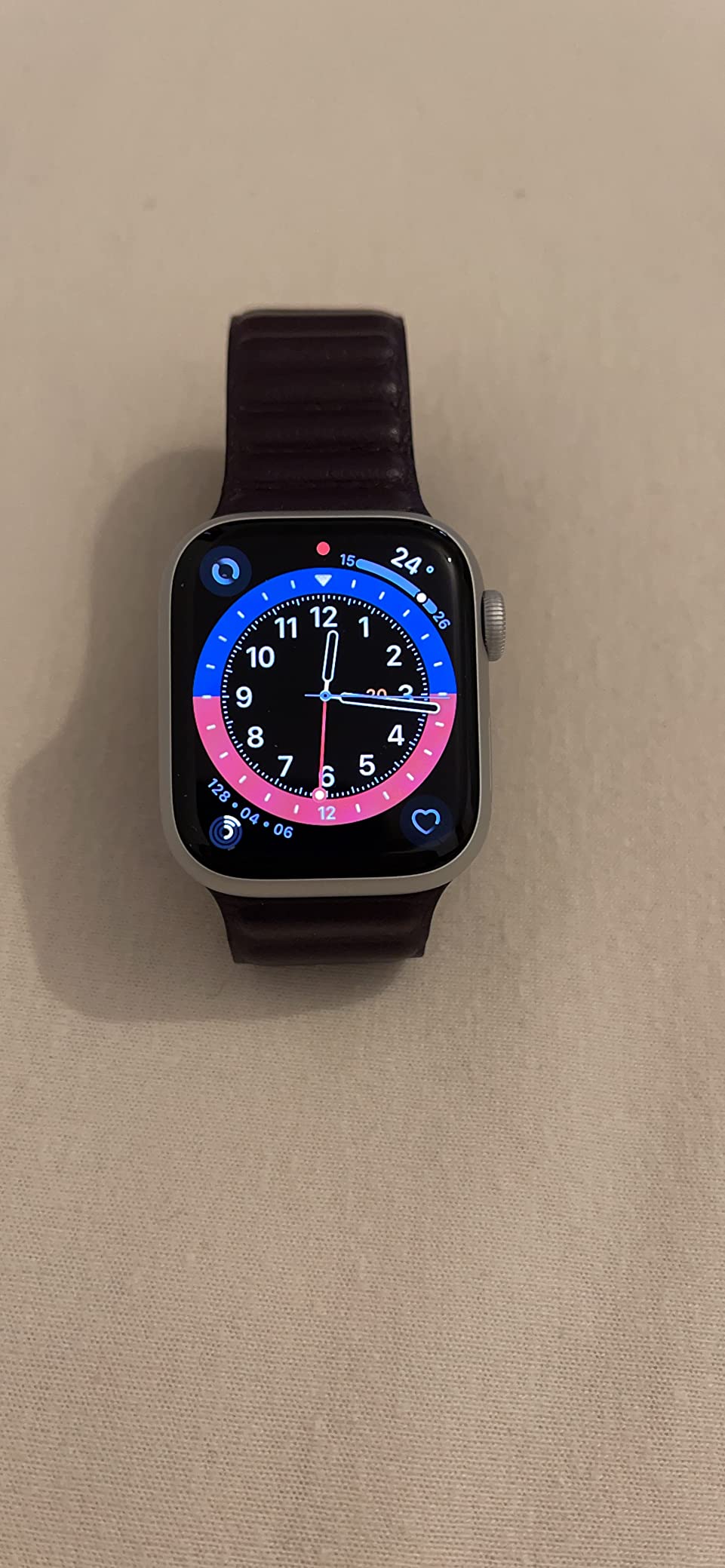 Apple Watch Series 8 GPS 41mm smartwatch argento bianco
