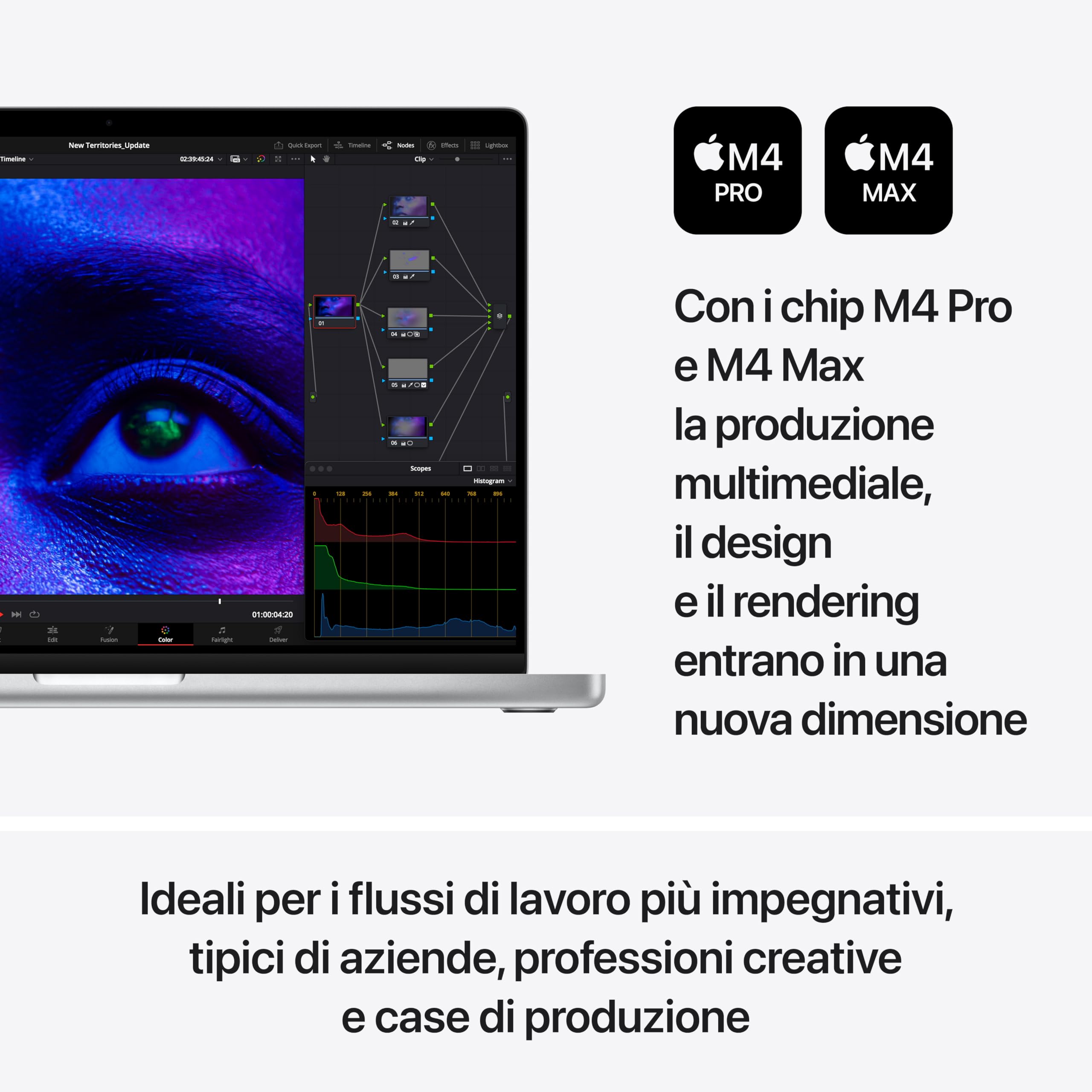 Apple MacBook Pro 16,2 M4 Pro portatile Argento 48GB 512GB