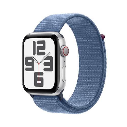 Apple Watch SE 2 2023 smartwatch 44mm Cellular argento blu inverno