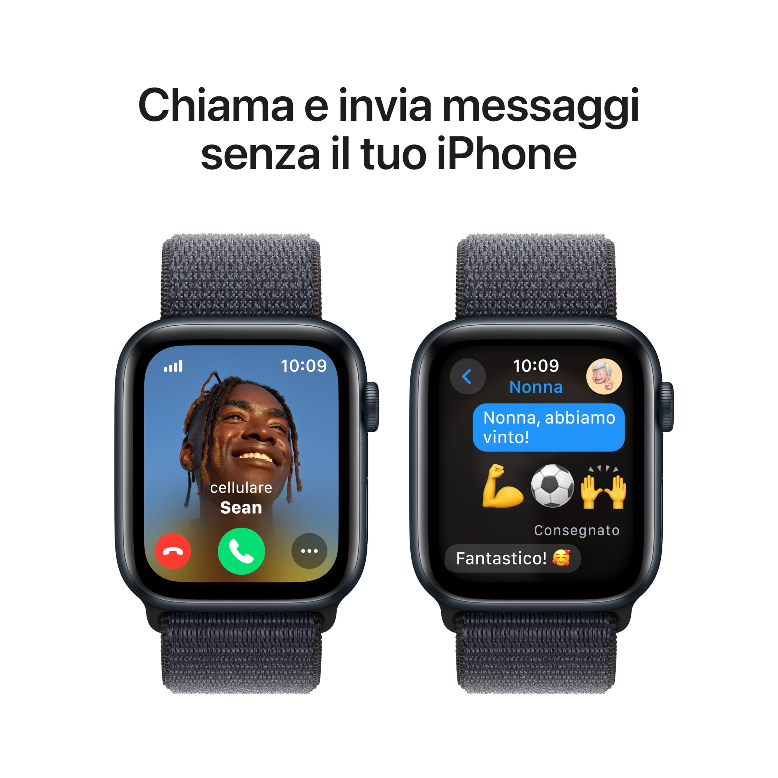 Apple Watch SE 2a gen 44 mm smartwatch GPS Cellular Mezzanotte
