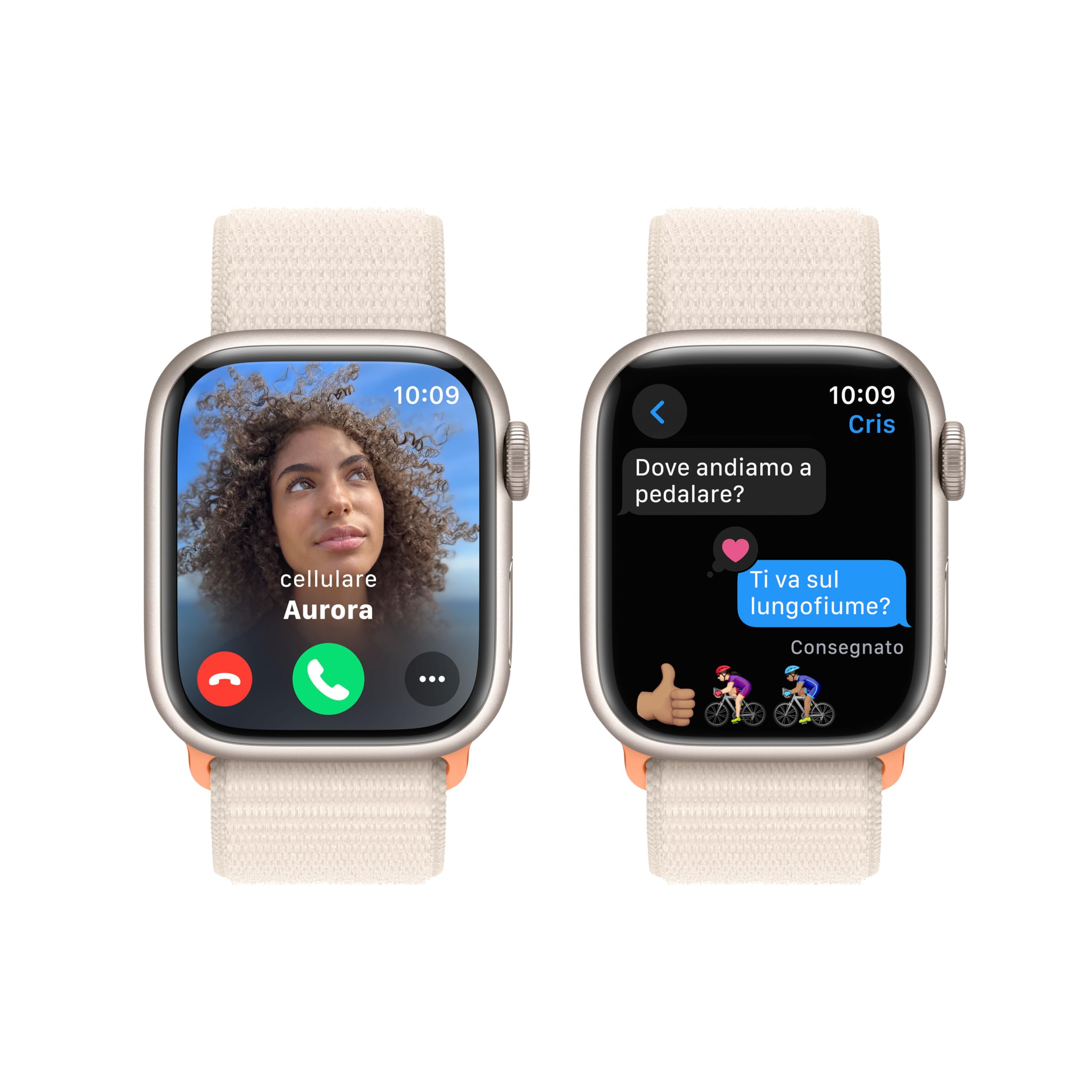 Apple Watch Series 9 GPS 41 mm smartwatch galassia