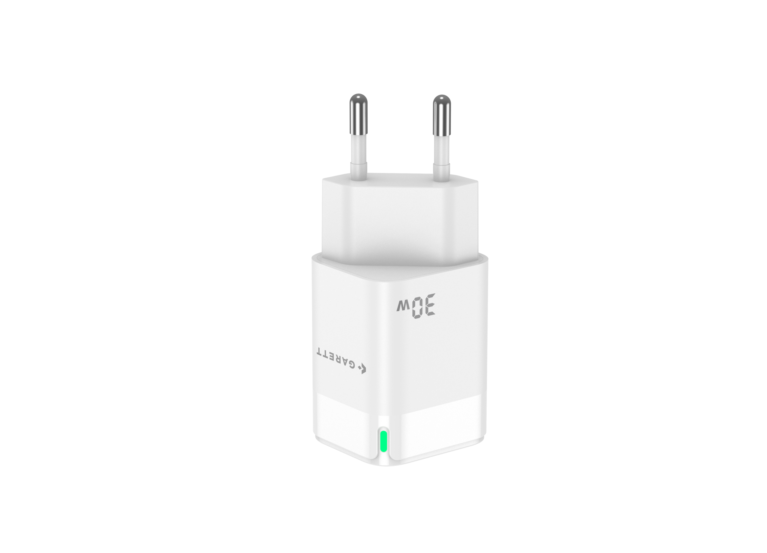 Garett Fast Charge caricatore GaN 30W PD QC bianco