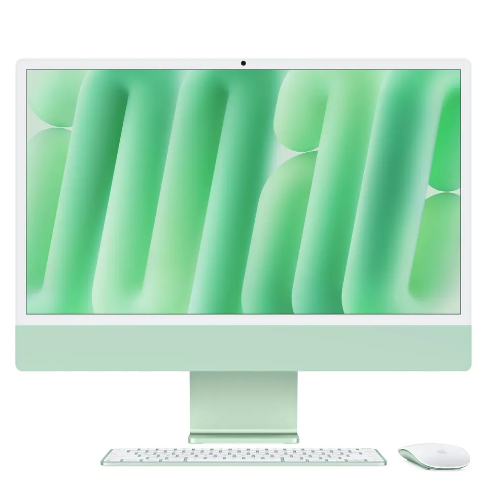 Apple iMac M4 computer desktop 24" 24GB 512GB verde