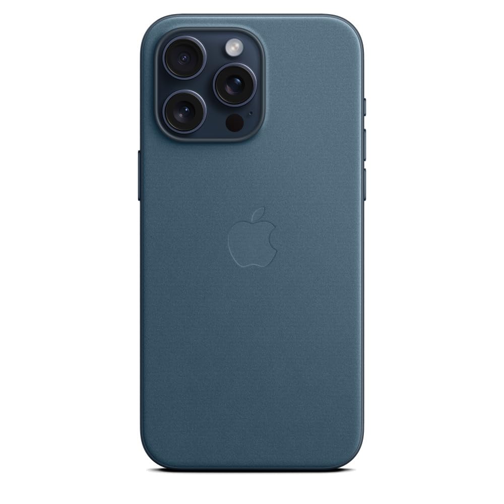 Apple FineWoven Custodia iPhone 15 Pro Max Blu Pacifico MagSafe