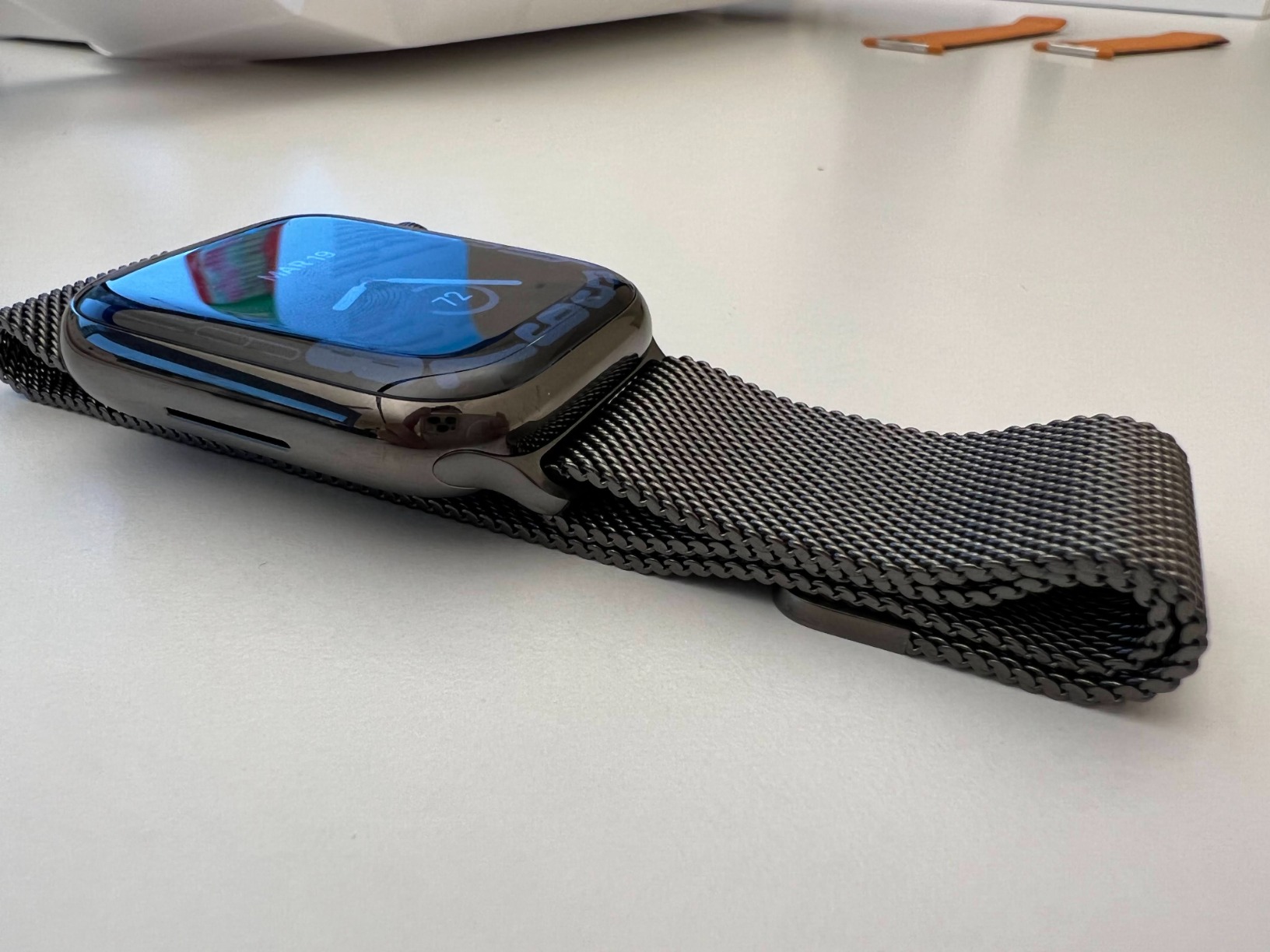 Apple Watch Series 7 smartwatch 41mm Cellular acciaio