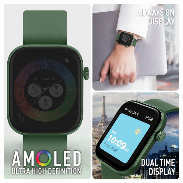 Reflex Active Spectra 300 S Lite smartwatch verde AMOLED GPS