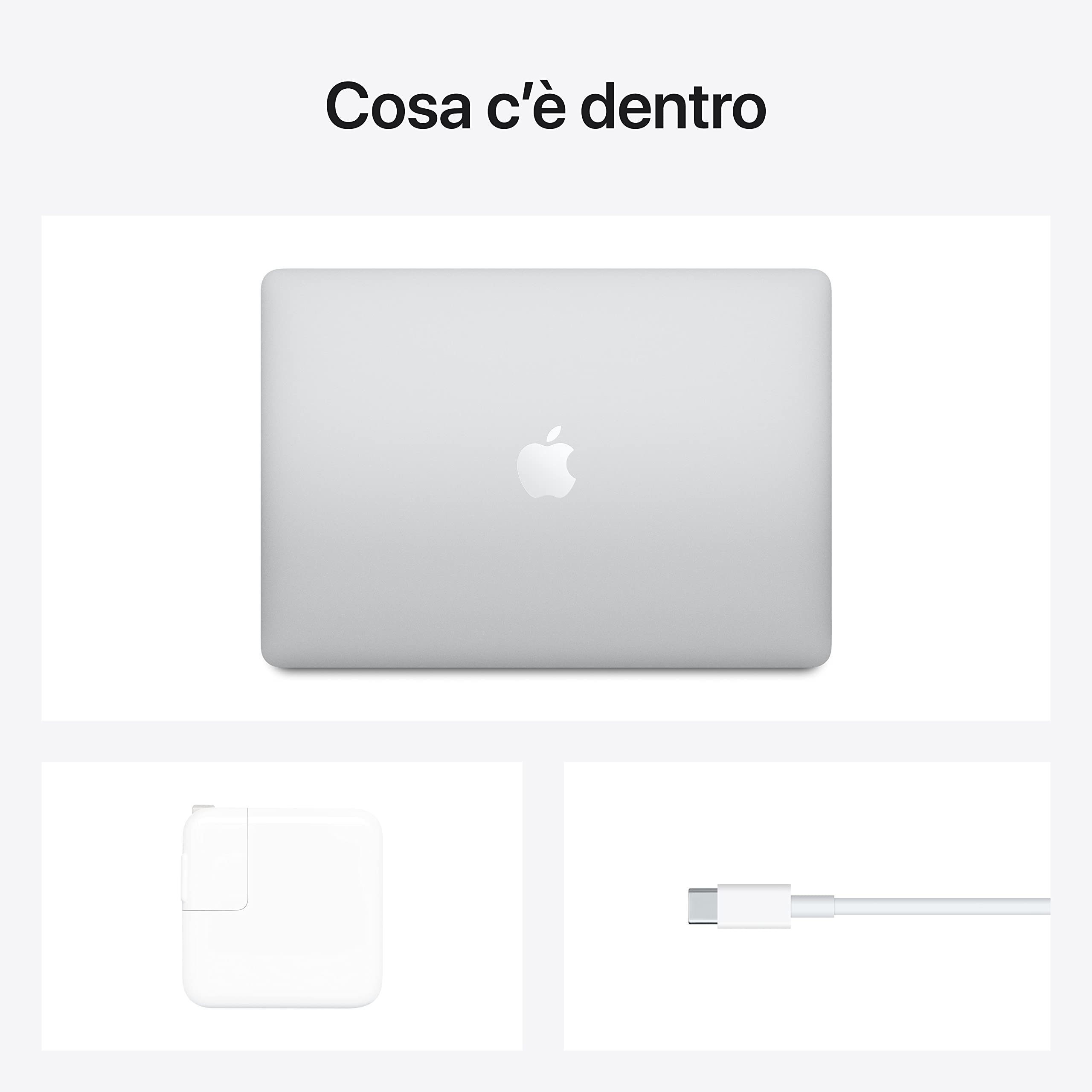 Apple MacBook Air 2020 M1 256GB portatile argento 13 pollici
