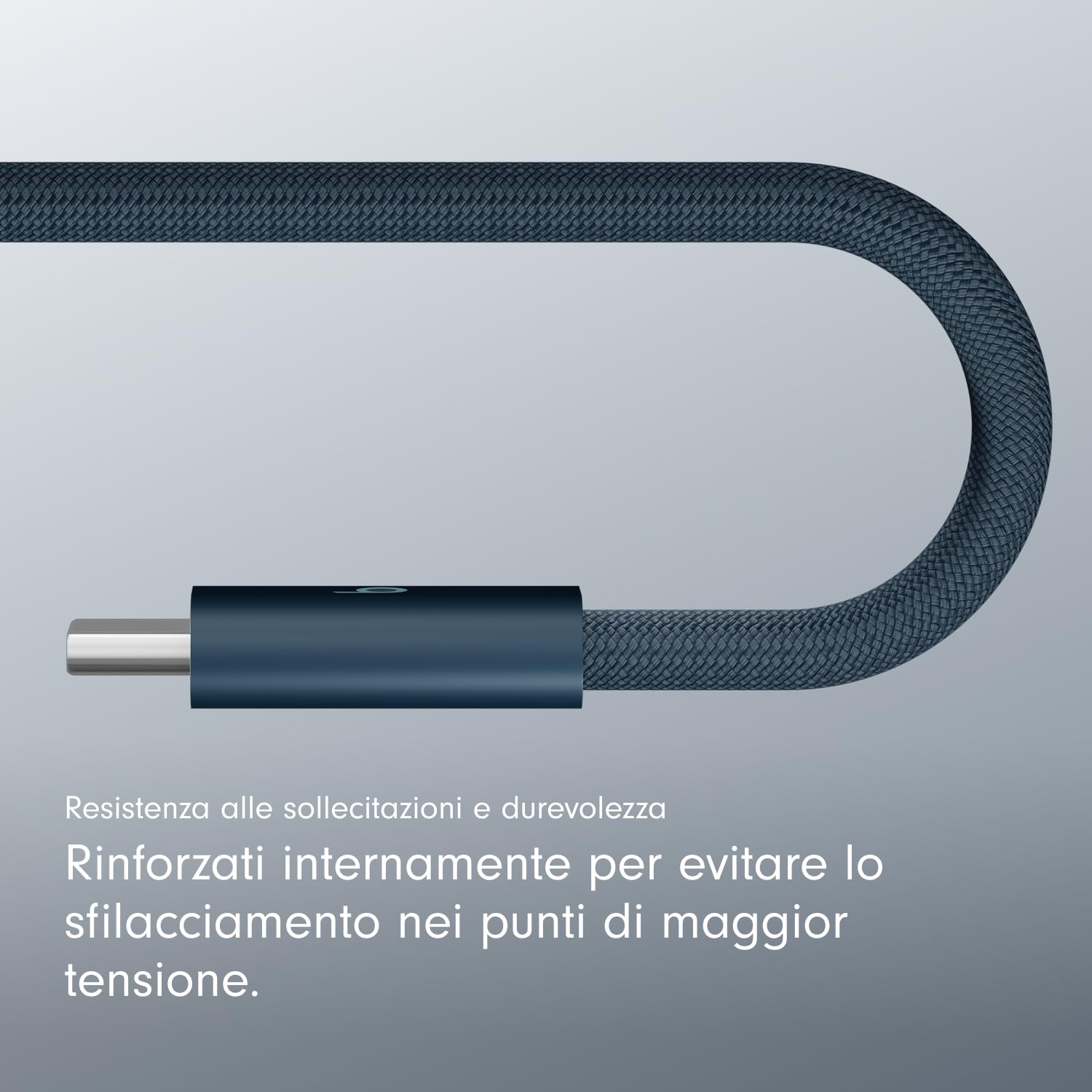 Beats Cavo USB-C a USB-C 240W 3 m Blu burrasca intrecciato