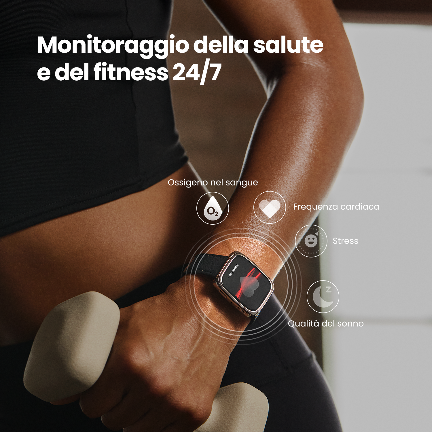 Amazfit Active 2 Square smartwatch nero 10 giorni batteria