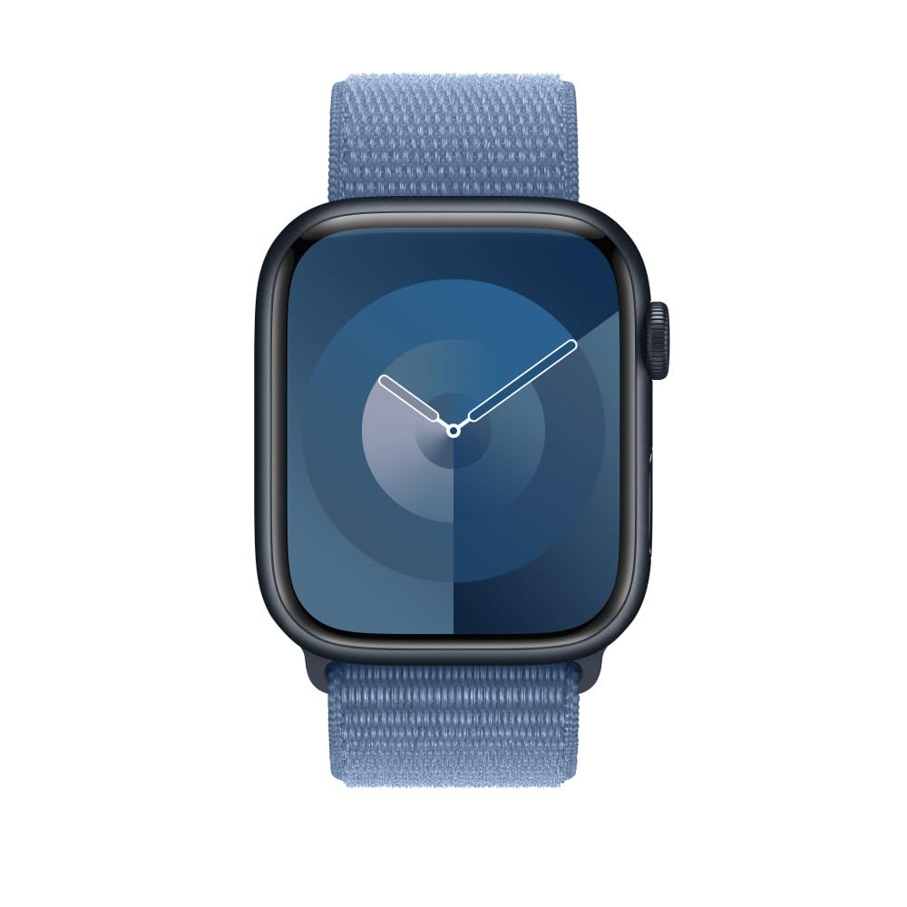 Apple Watch Sport Loop 45 mm Cinturino Blu Inverno Nylon