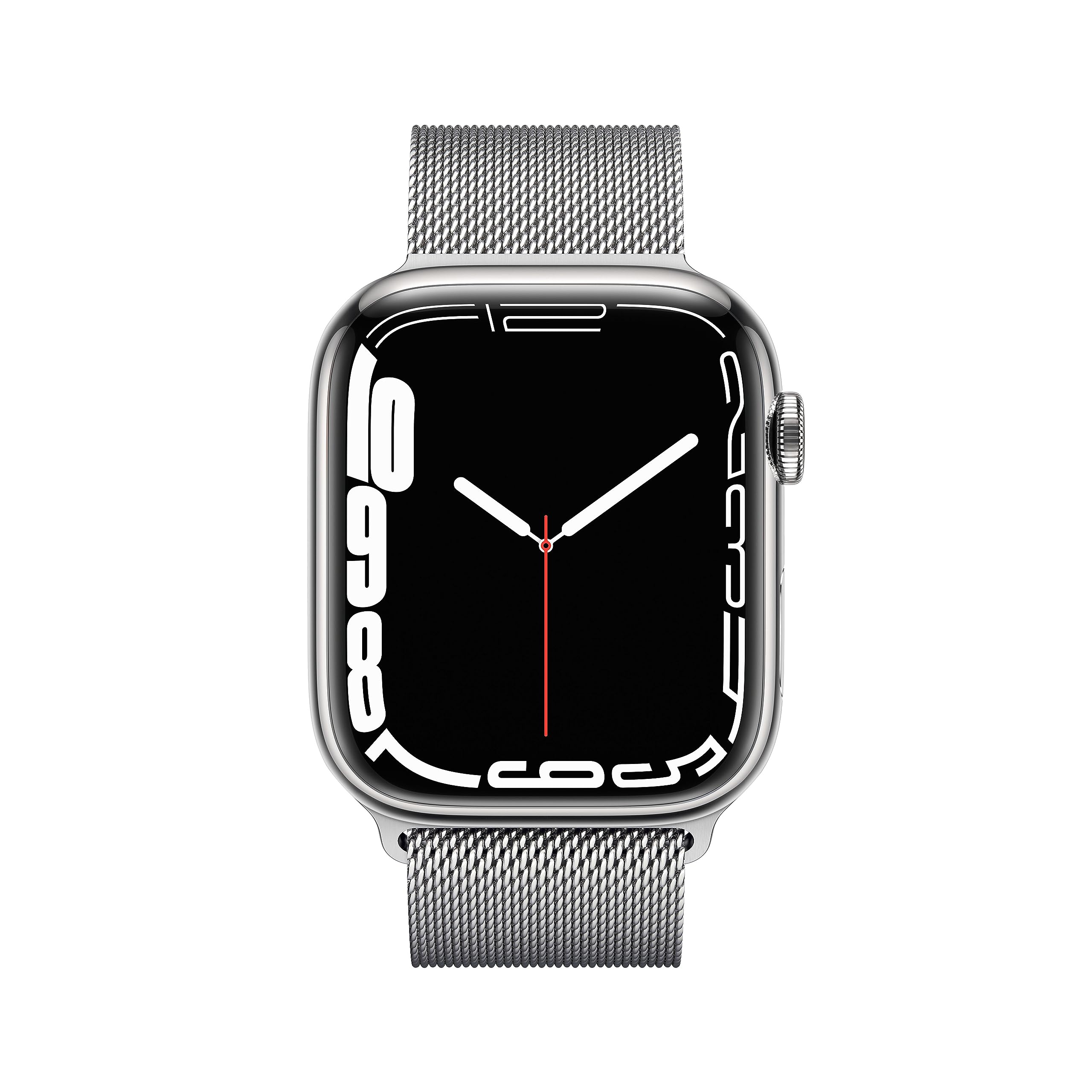 Apple Watch Series 7 GPS Cellular 45mm smartwatch argento milanese