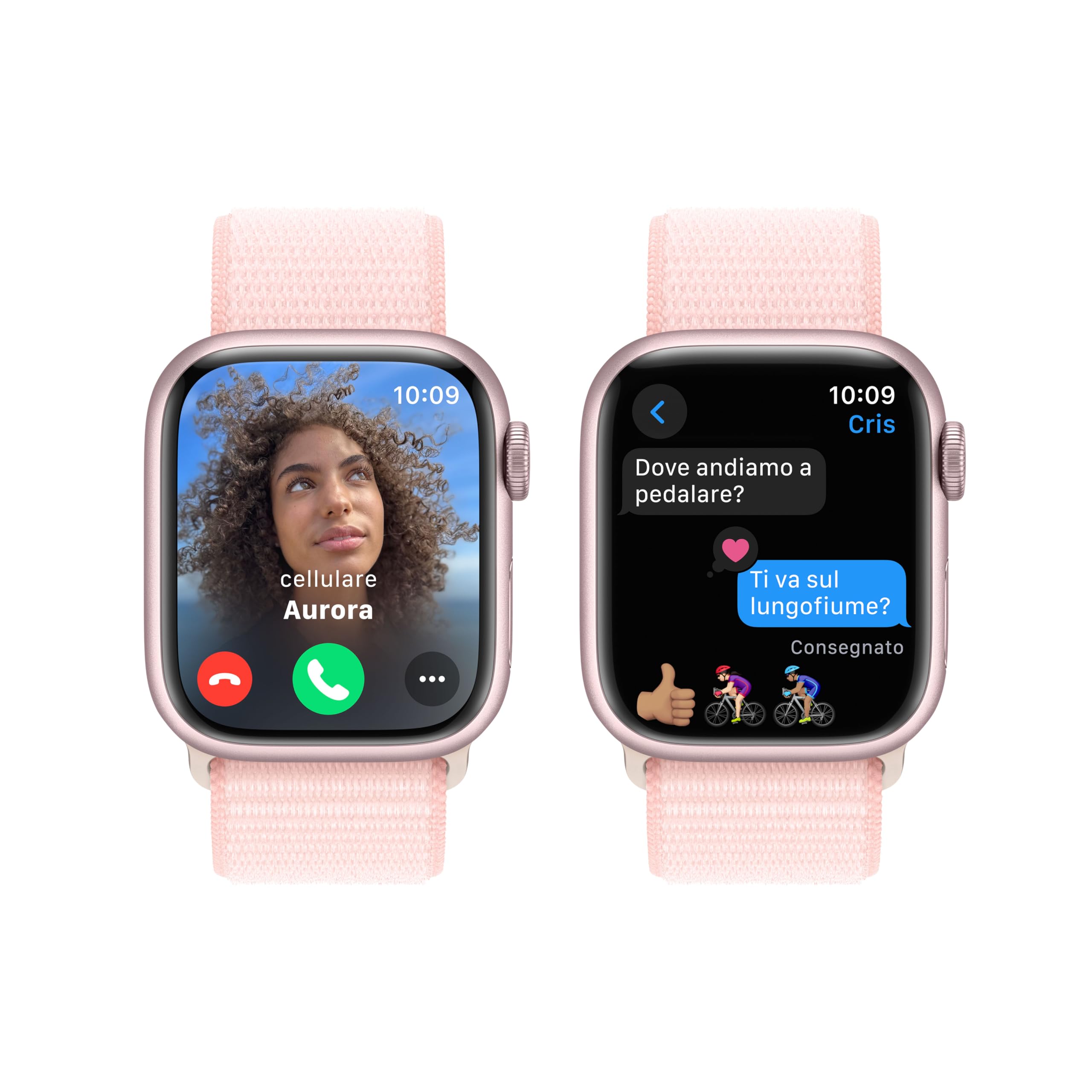 Apple Watch Series 9 GPS 41 mm smartwatch rosa
