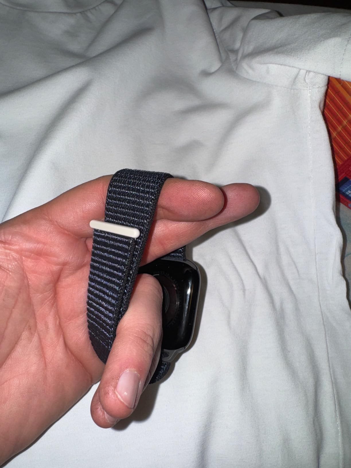 Apple Sport Loop 46 mm cinturino grigio scuro XL nylon