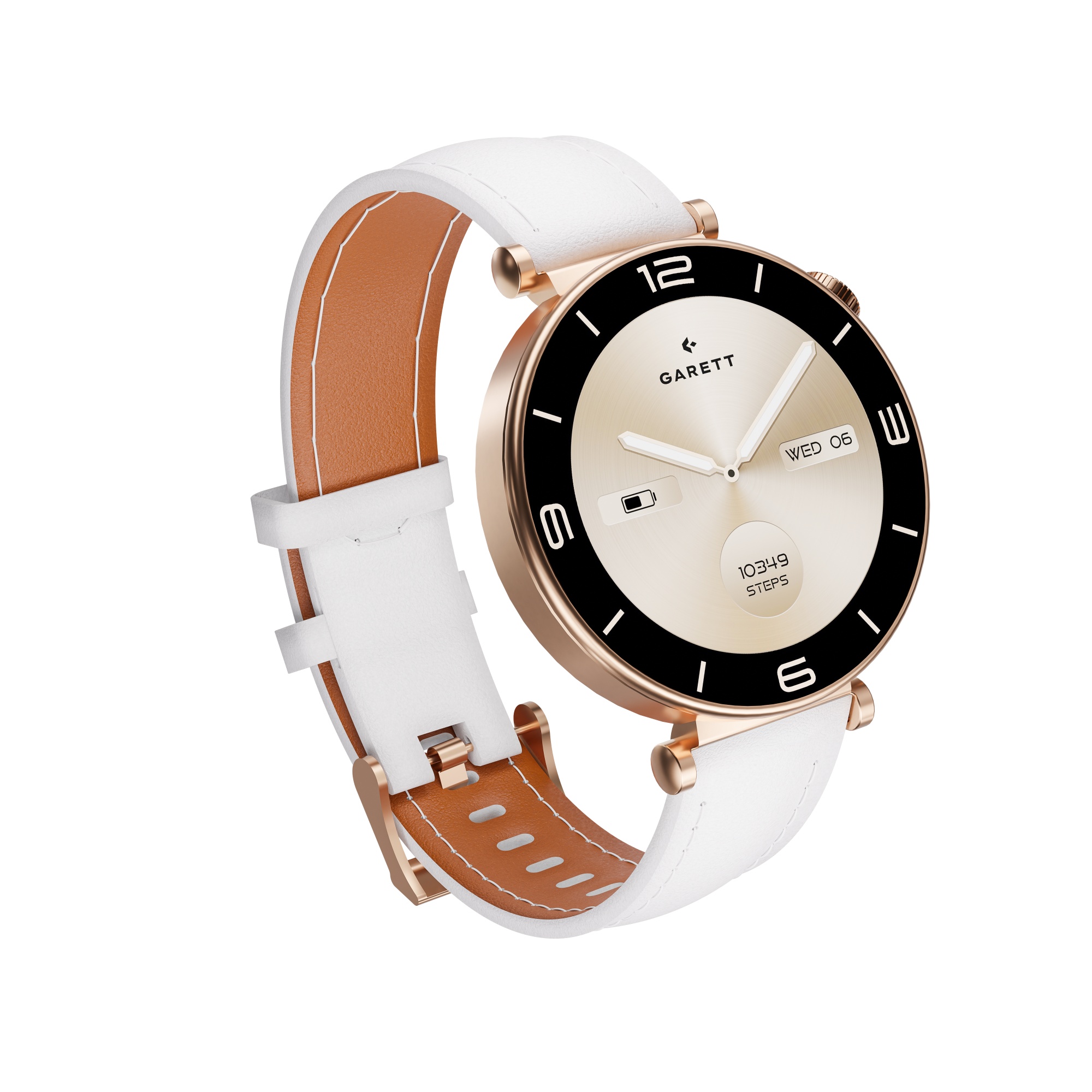 Garett Rose smartwatch maglia acciaio oro rosa