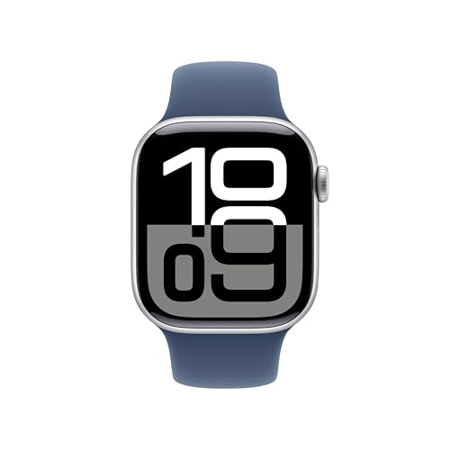 Apple Watch Series 10 42mm smartwatch GPS Cellular denim ECG