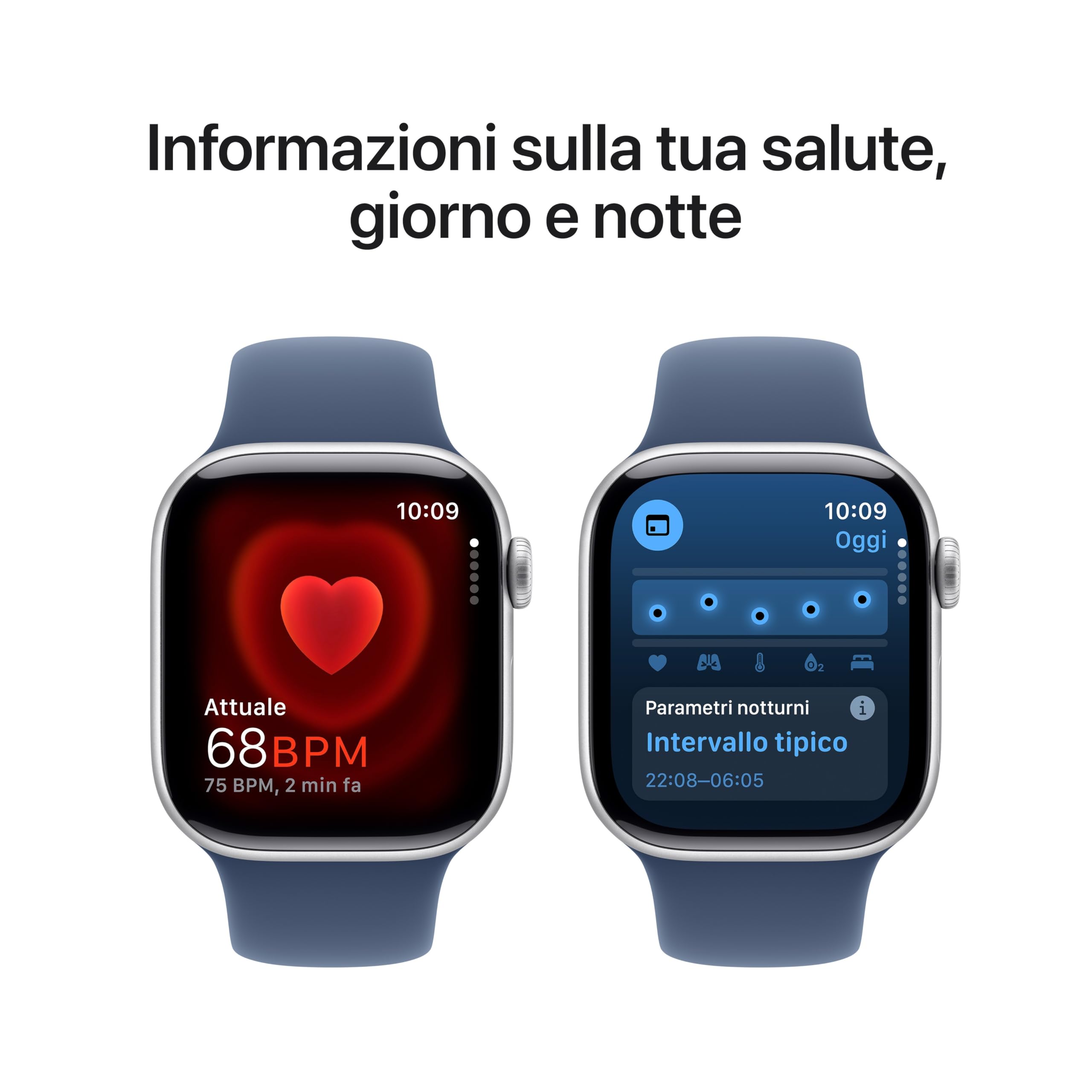 Apple Watch Series 10 42mm smartwatch GPS Cellular denim ECG