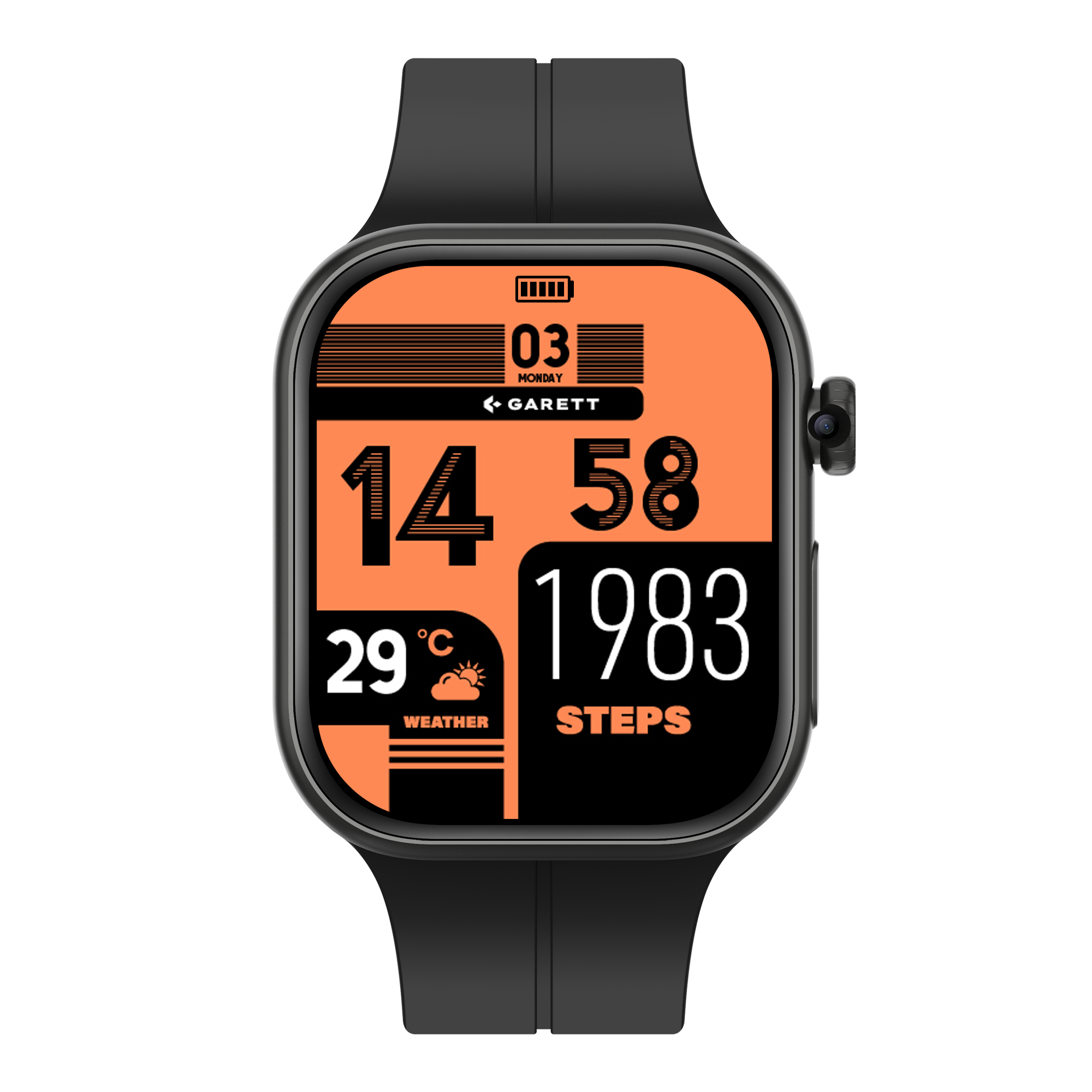 Garett Next AI 4G smartwatch nero AMOLED