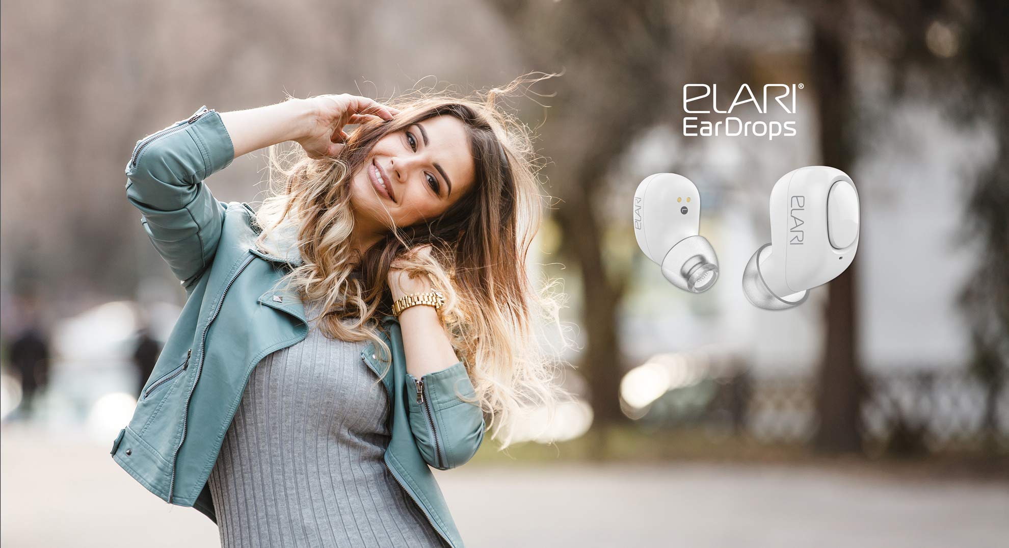 Elari EarDrops Auricolari Wireless Bluetooth Bianchi