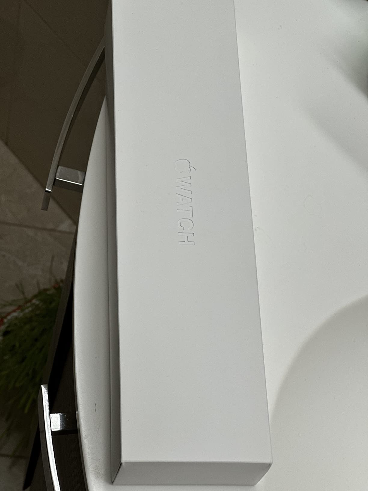 Apple Watch Series 8 GPS 45mm smartwatch argento cinturino bianco ossigeno