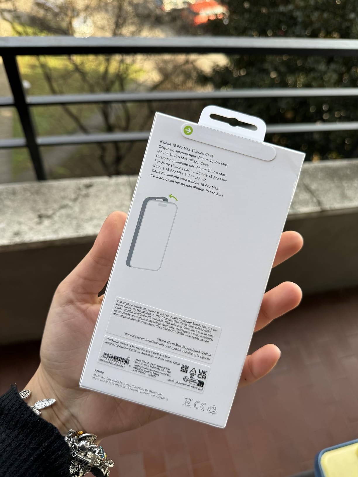 Apple iPhone 15 Pro Max custodia trasparente MagSafe